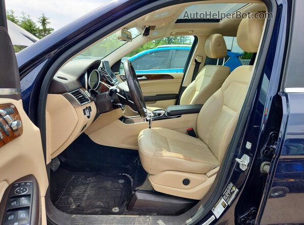 4JGDA2EB5GA666274 2016 MERCEDES-BENZ GLE Синий Вид салона спереди