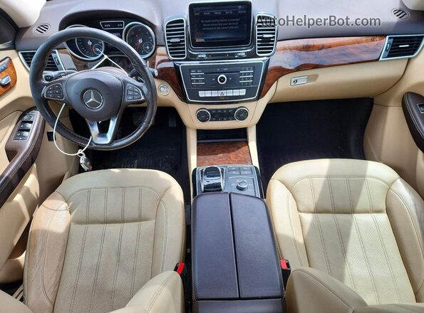 4JGDA2EB5GA666274 2016 MERCEDES-BENZ GLE Синий Вид панели приборов