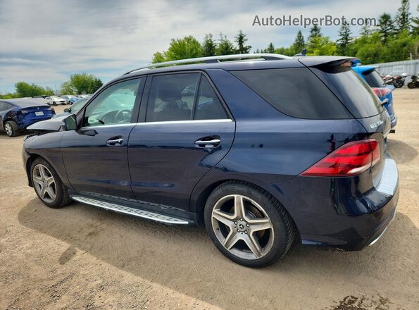 4JGDA2EB5GA666274 2016 MERCEDES-BENZ GLE Синий Задняя левая четверть