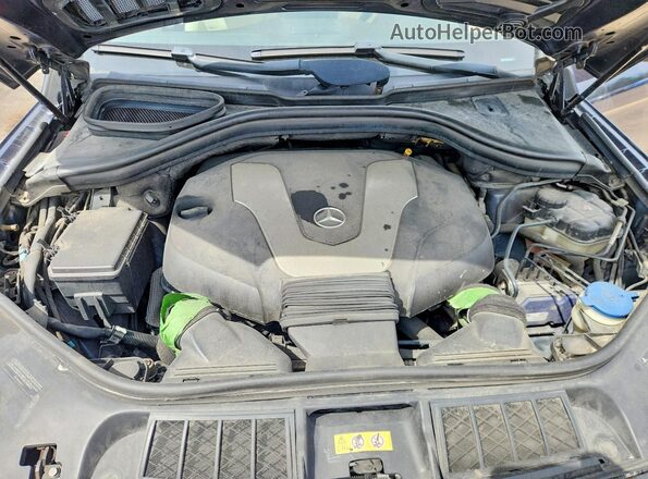 4JGDA2EB5GA666274 2016 MERCEDES-BENZ GLE Синий Вид подкапотного пространства