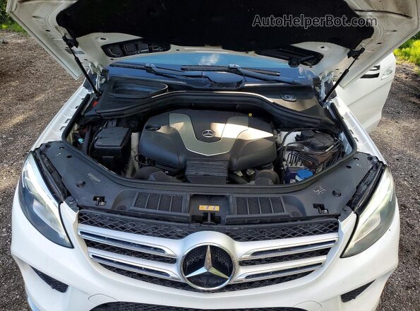 4JGDA2EB9GA761226 2016 MERCEDES-BENZ GLE White Engine compartment view