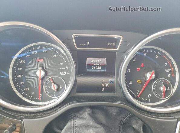 4JGDA5GB1KB205154 2019 MERCEDES-BENZ GLE Black Vista del cuadro de instrumentos