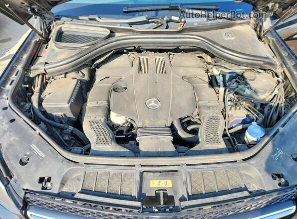 4JGDA5GBXGA636265 2016 MERCEDES-BENZ GLE Black Vista del compartimento del motor