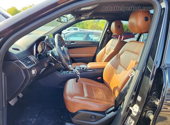 4JGDA5GBXGA636265 2016 MERCEDES-BENZ GLE Black Vista interior delantera