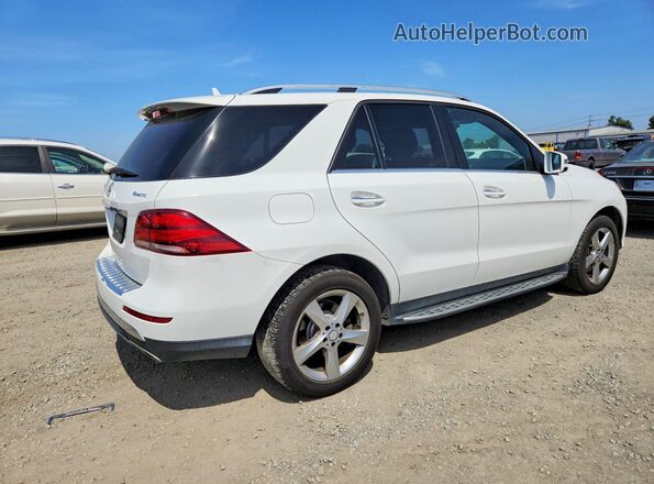 4JGDA5HB0HA850035 2017 MERCEDES-BENZ GLE White Trasero derecho