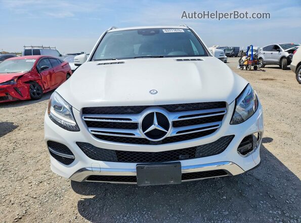 4JGDA5HB0HA850035 2017 MERCEDES-BENZ GLE White Vista frontal