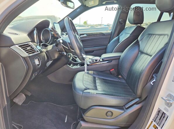 4JGDA5HB0HA850035 2017 MERCEDES-BENZ GLE White Vista interior delantera
