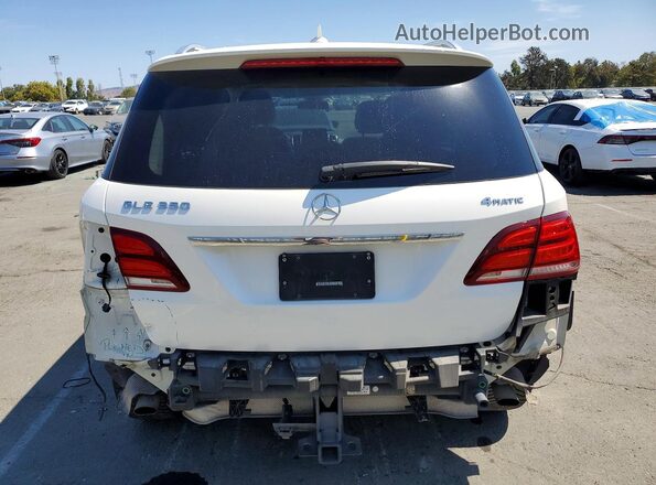 4JGDA5HB0HA877252 2017 MERCEDES-BENZ GLE White Widok z tyłu