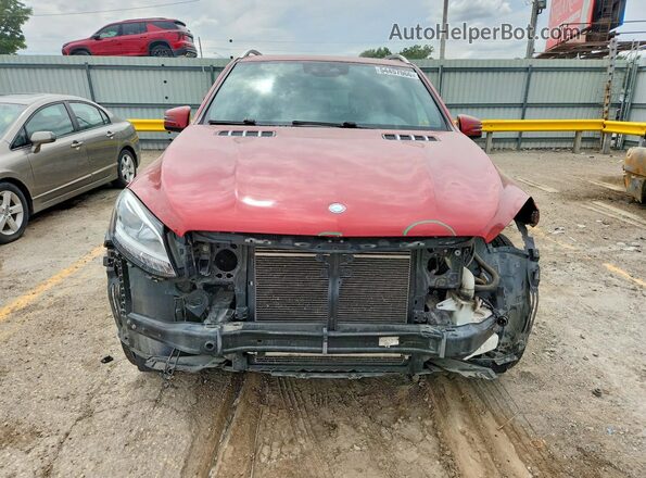 4JGDA5HB0HA894634 2017 MERCEDES-BENZ GLE Red Vista frontal