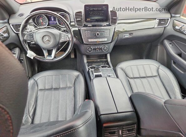 4JGDA5HB0HA894634 2017 MERCEDES-BENZ GLE Red Vista del salpicadero