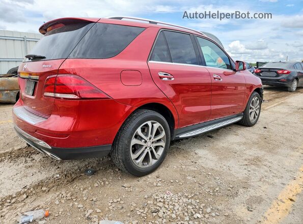 4JGDA5HB0HA894634 2017 MERCEDES-BENZ GLE Red Trasero derecho