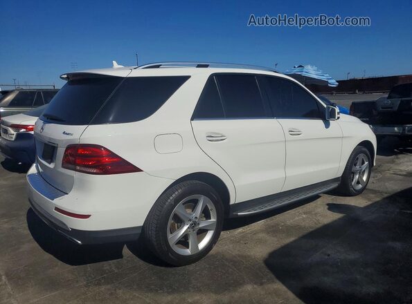 4JGDA5HB0HA908239 2017 MERCEDES-BENZ GLE White Trasero derecho