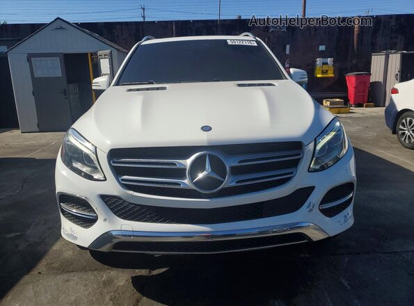 4JGDA5HB0HA908239 2017 MERCEDES-BENZ GLE White Vista frontal