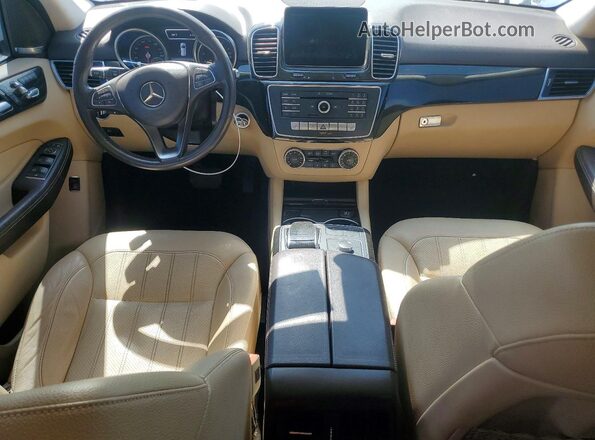 4JGDA5HB0HA926207 2017 MERCEDES-BENZ GLE White Dashboard view