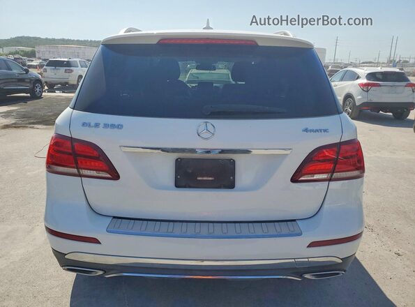 4JGDA5HB0HA926207 2017 MERCEDES-BENZ GLE White Rear view