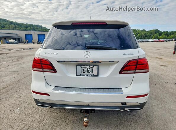 4JGDA5HB0JB013415 2018 MERCEDES-BENZ GLE-CLASS White Widok wnętrza z przodu