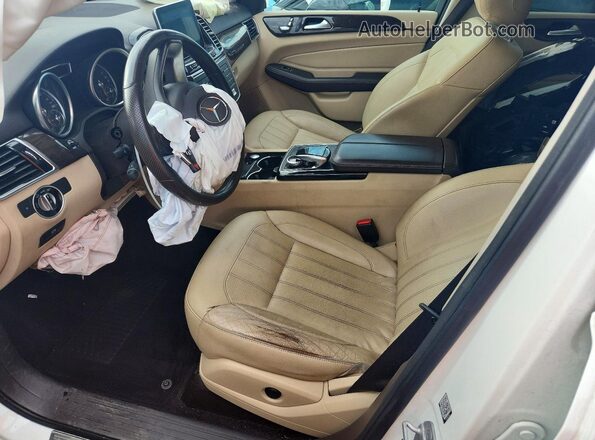 4JGDA5HB1GA630305 2016 MERCEDES-BENZ GLE Белый Вид салона спереди