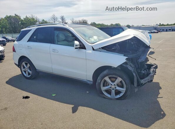 4JGDA5HB1GA630305 2016 MERCEDES-BENZ GLE Белый Передняя правая четверть