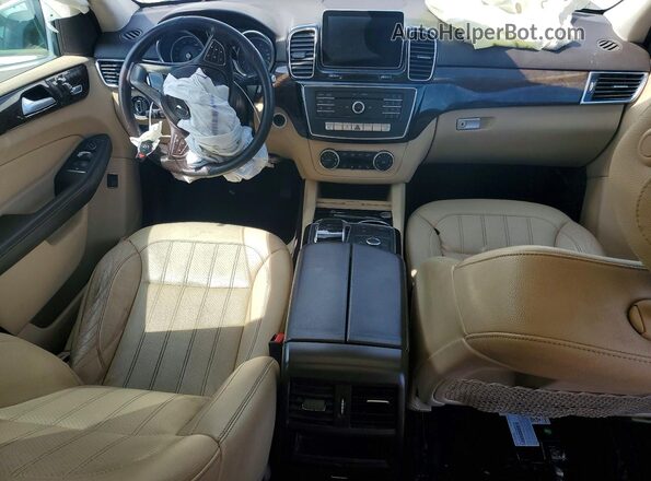 4JGDA5HB1GA630305 2016 MERCEDES-BENZ GLE Белый Вид панели приборов