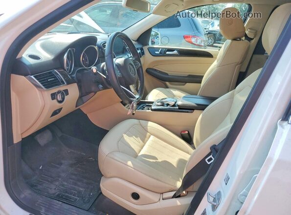4JGDA5HB1GA695509 2016 MERCEDES-BENZ GLE White Вид салону спереду