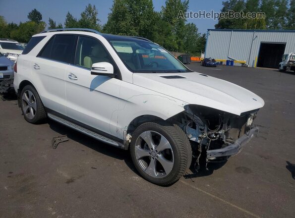 4JGDA5HB1GA695509 2016 MERCEDES-BENZ GLE White Передня права чверть