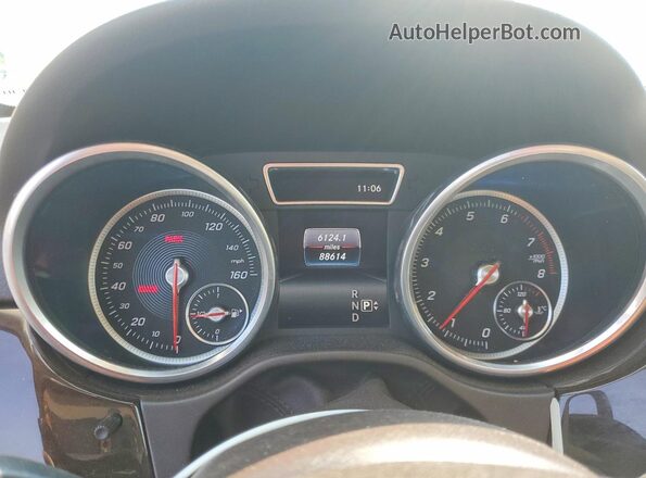 4JGDA5HB1GA695509 2016 MERCEDES-BENZ GLE White Вид щитка приладів