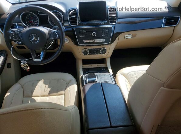4JGDA5HB1GA695509 2016 MERCEDES-BENZ GLE White Вид панелі приладів