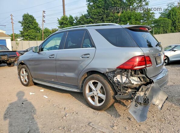 4JGDA5HB1GA745664 2016 MERCEDES-BENZ GLE Серебряный Задняя левая четверть