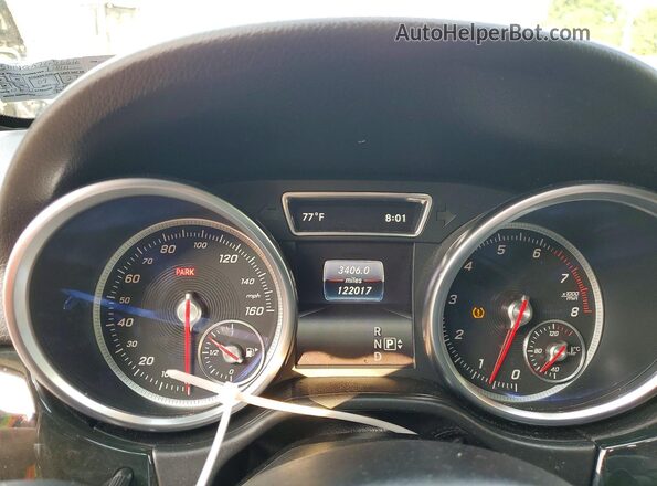 4JGDA5HB1GA745664 2016 MERCEDES-BENZ GLE Серебряный Вид щитка приборов