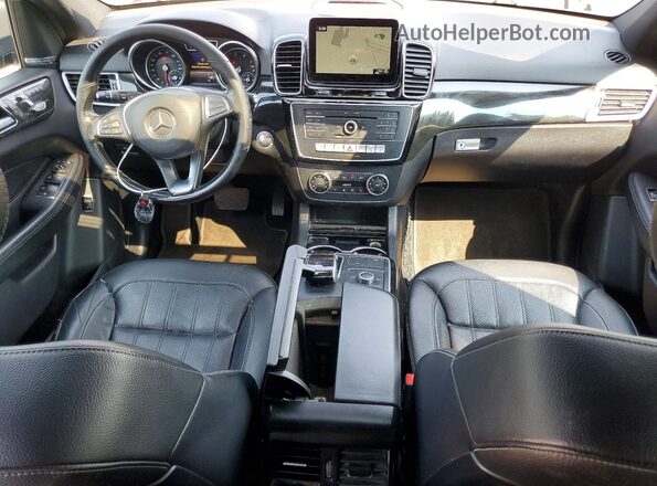4JGDA5HB1GA763484 2016 MERCEDES-BENZ GLE Silver Առջևի վահանակի տեսք