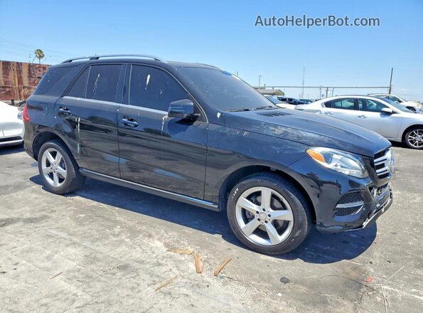 4JGDA5HB1GA809816 2016 MERCEDES-BENZ GLE Черный Передняя правая четверть