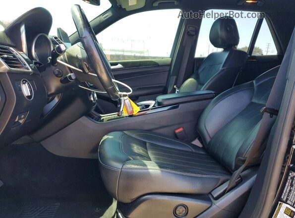 4JGDA5HB1GA809816 2016 MERCEDES-BENZ GLE Черный Вид салона спереди