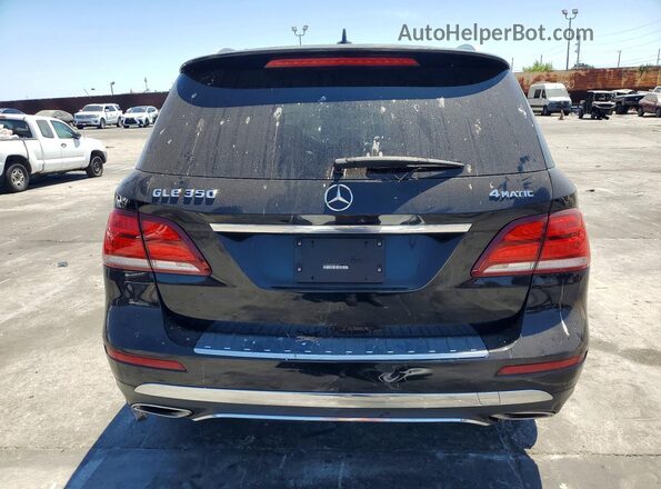 4JGDA5HB1GA809816 2016 MERCEDES-BENZ GLE Черный Вид сзади