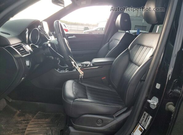 4JGDA5HB1HA887532 2017 MERCEDES-BENZ GLE Black Вид салону спереду