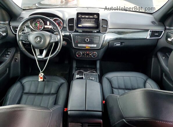 4JGDA5HB1HA887532 2017 MERCEDES-BENZ GLE Black Вид панелі приладів