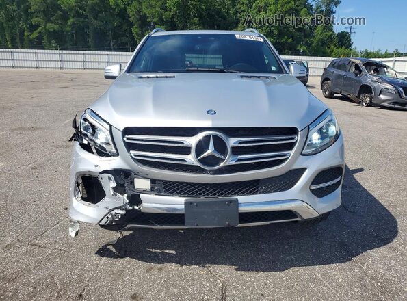 4JGDA5HB1HA912073 2017 MERCEDES-BENZ GLE Silver Front view