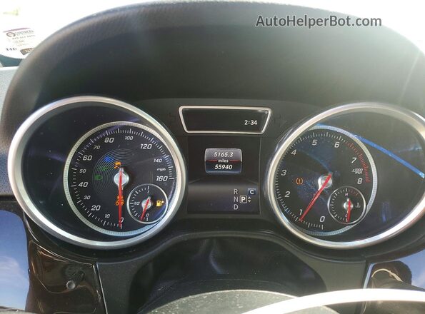 4JGDA5HB1HA912073 2017 MERCEDES-BENZ GLE Silver Instrument cluster view