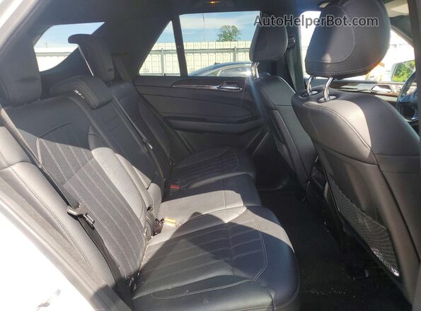 4JGDA5HB1HA912073 2017 MERCEDES-BENZ GLE Silver Rear interior view