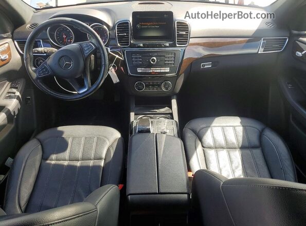 4JGDA5HB1HA912073 2017 MERCEDES-BENZ GLE Silver Dashboard view