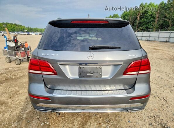 4JGDA5HB1HA932128 2017 MERCEDES-BENZ GLE Серый Вид сзади