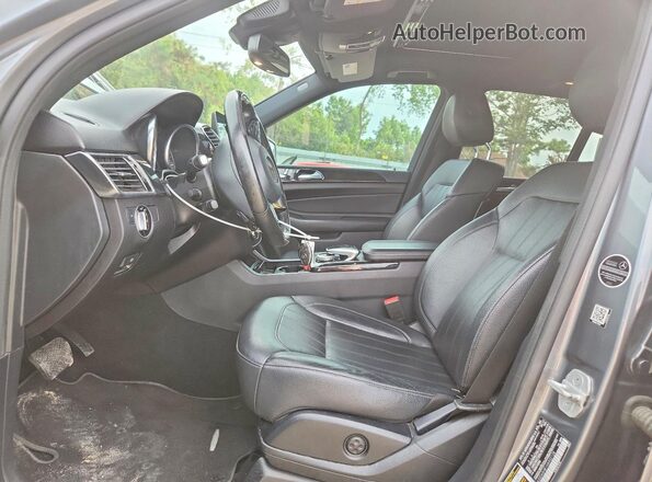 4JGDA5HB1HA932128 2017 MERCEDES-BENZ GLE Серый Вид салона спереди