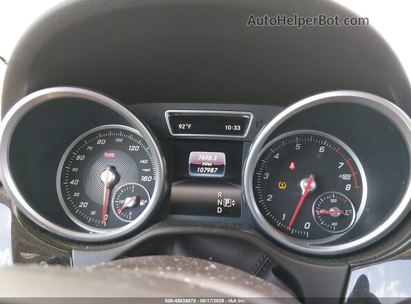 4JGDA5HB2GA740327 2016 MERCEDES-BENZ GLE 350 Black Vista de los asientos traseros
