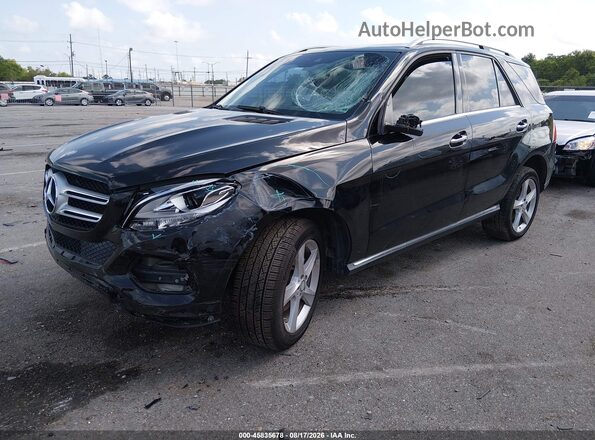 4JGDA5HB2GA740327 2016 MERCEDES-BENZ GLE 350 Black Vista tres cuartos delantera izquierda