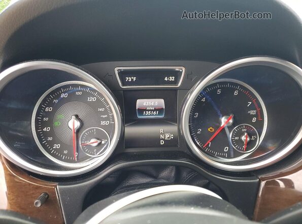 4JGDA5HB2GA756964 2016 MERCEDES-BENZ GLE Black Instrument cluster view