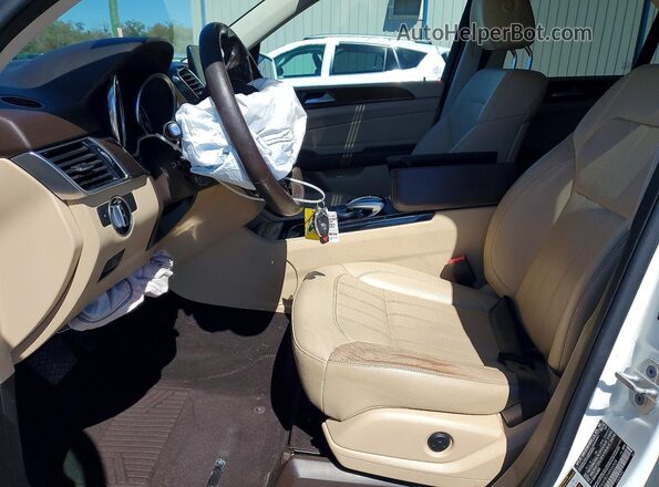 4JGDA5HB2HA836508 2017 MERCEDES-BENZ GLE White Front interior view