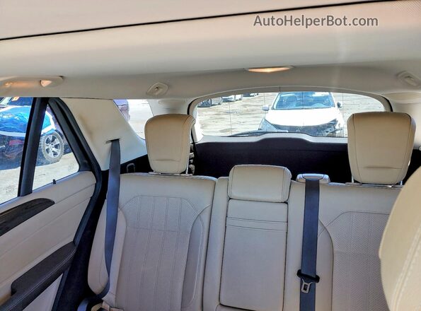 4JGDA5HB2HA836508 2017 MERCEDES-BENZ GLE White Rear seats view