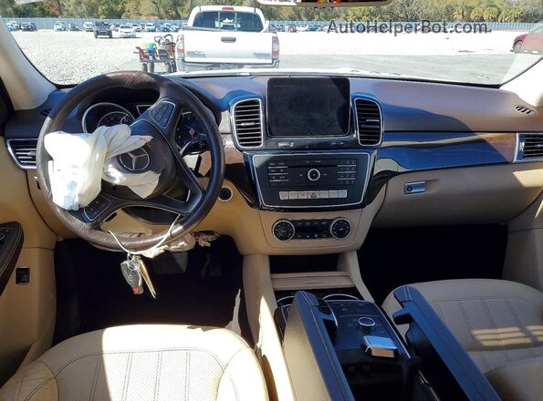 4JGDA5HB2HA836508 2017 MERCEDES-BENZ GLE White Dashboard view