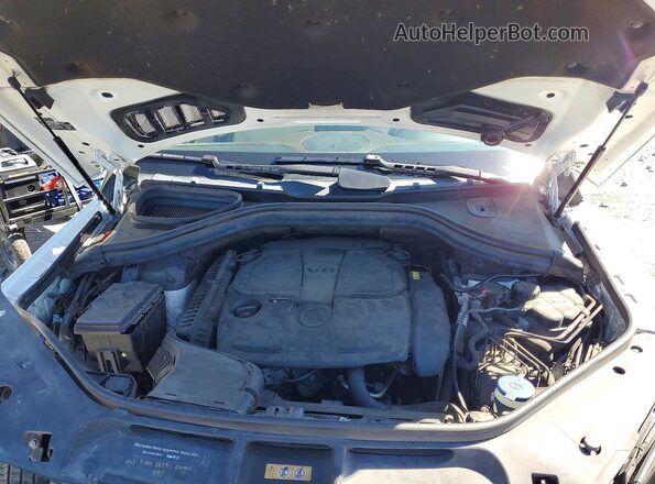 4JGDA5HB2HA836508 2017 MERCEDES-BENZ GLE White Engine compartment view