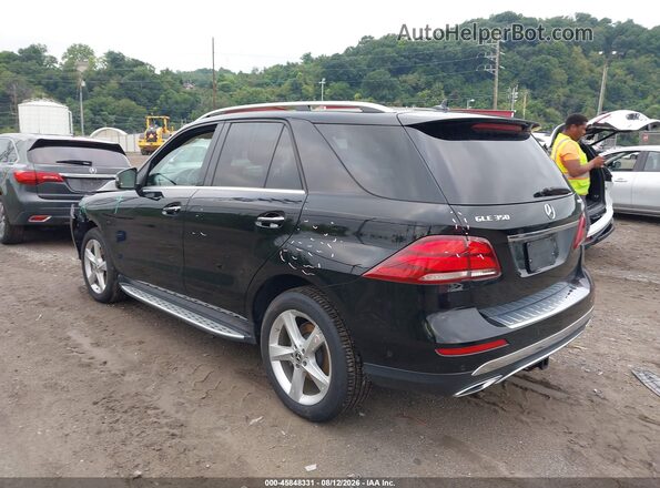 4JGDA5HB2JB050305 2018 MERCEDES-BENZ GLE 350 Черный Задняя левая четверть