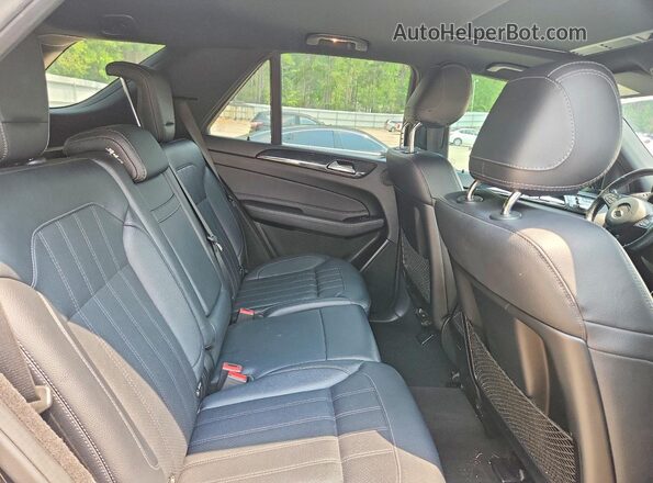 4JGDA5HB2JB201725 2018 MERCEDES-BENZ GLE Black უკანა სავარძლების ხედი